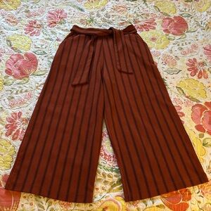 Altar’d State high waisted tie-waist wide-leg cropped pants